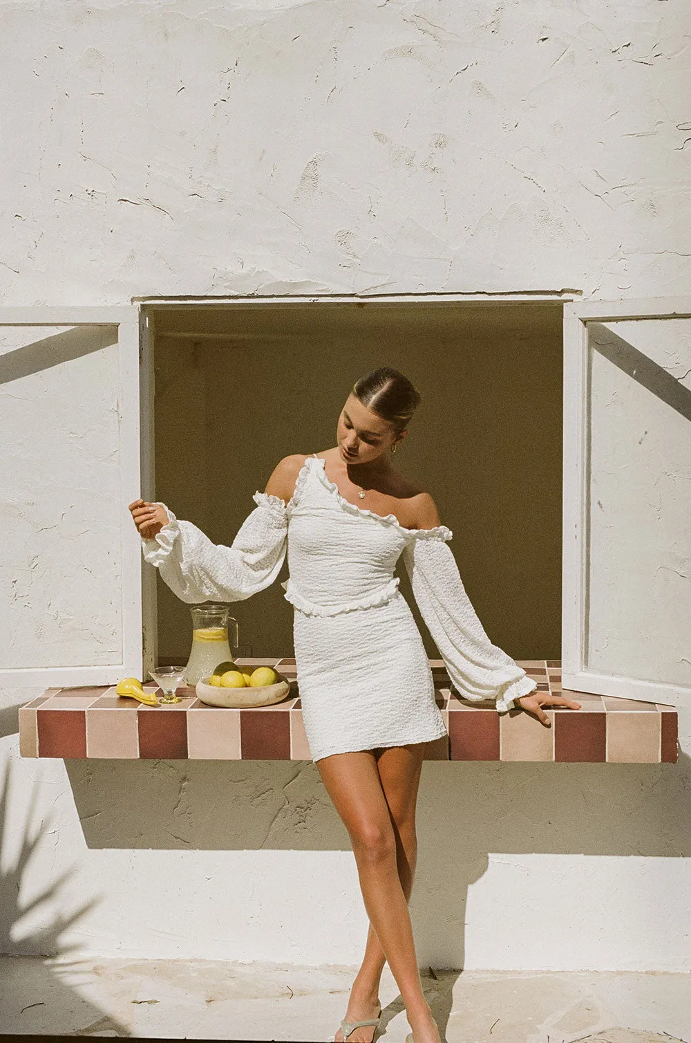 SAMPLE-Nola One Shoulder Dress sold by Sabo Skirt