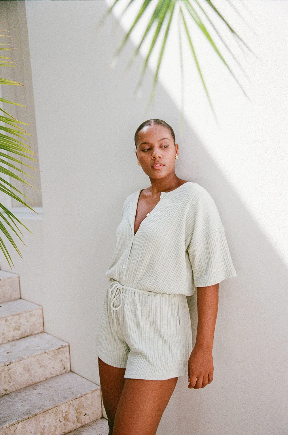SAMPLE-Juniper Playsuit - Sage sold by Sabo Skirt product image thumbnail 4