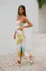 Bretta Midi Skirt - Bubblegum sold by Sabo Skirt