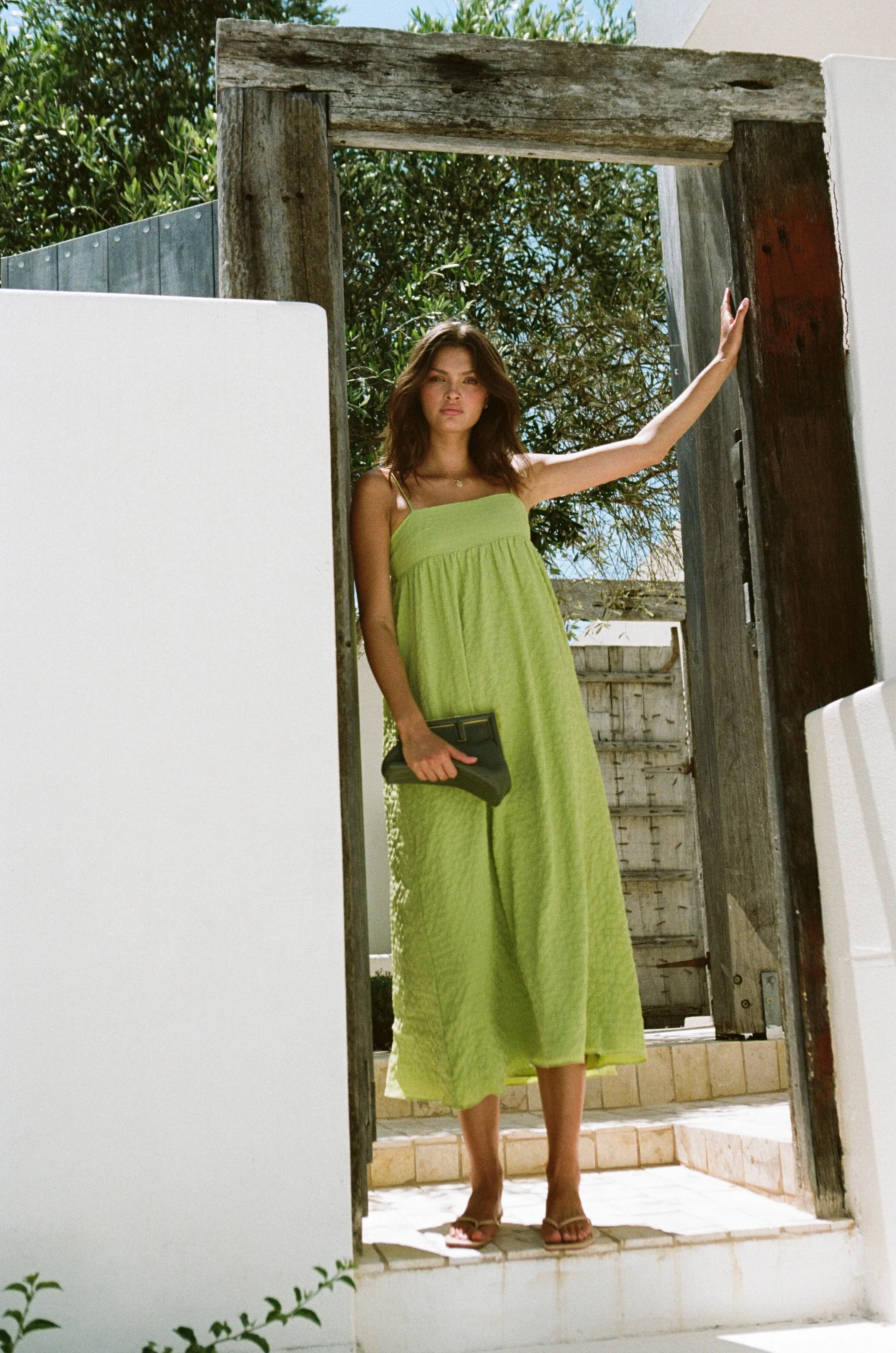 Azaria Dress - Green sold by Sabo Skirt
