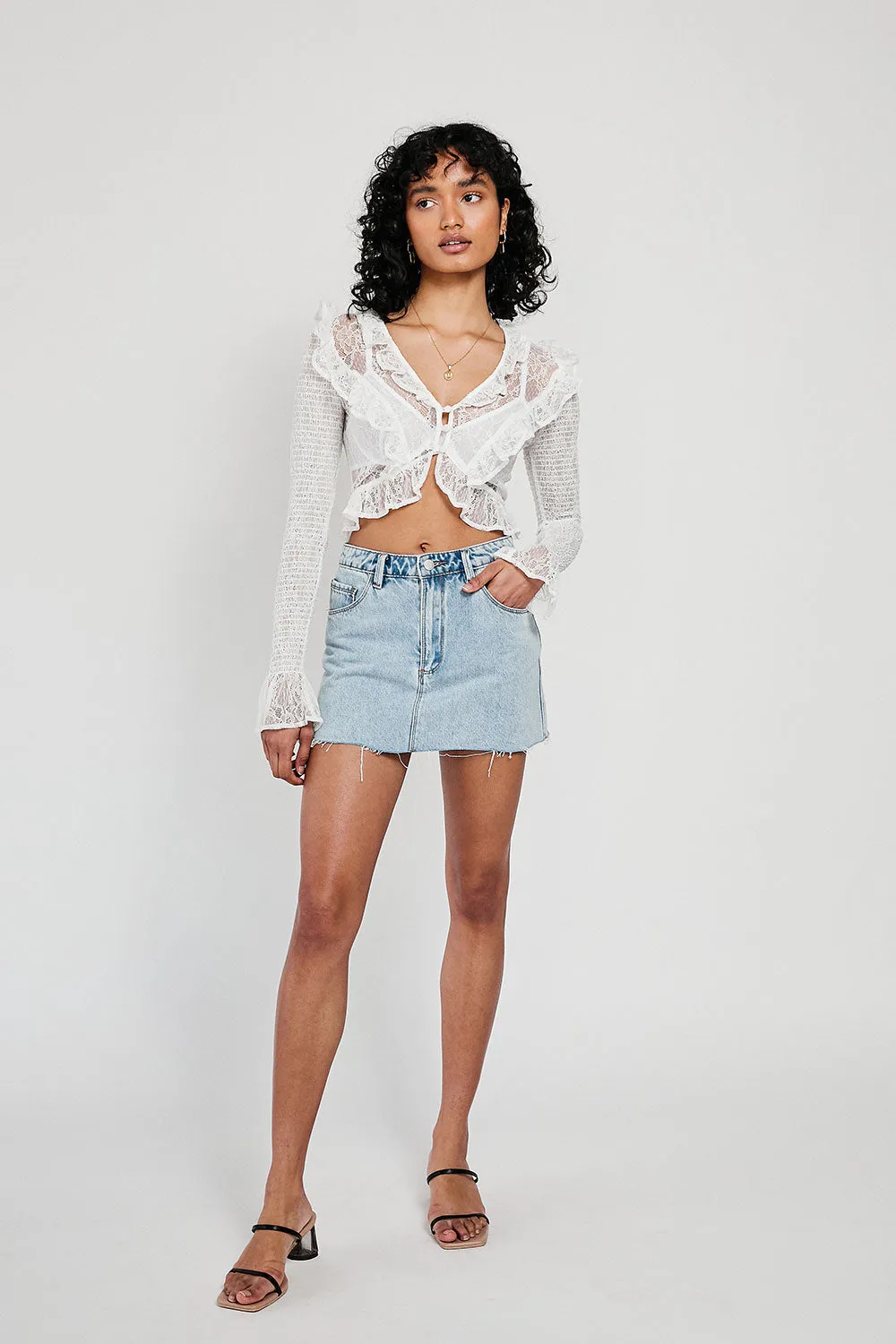 SAMPLE-Milani Mesh Top sold by Sabo Skirt product image thumbnail 4