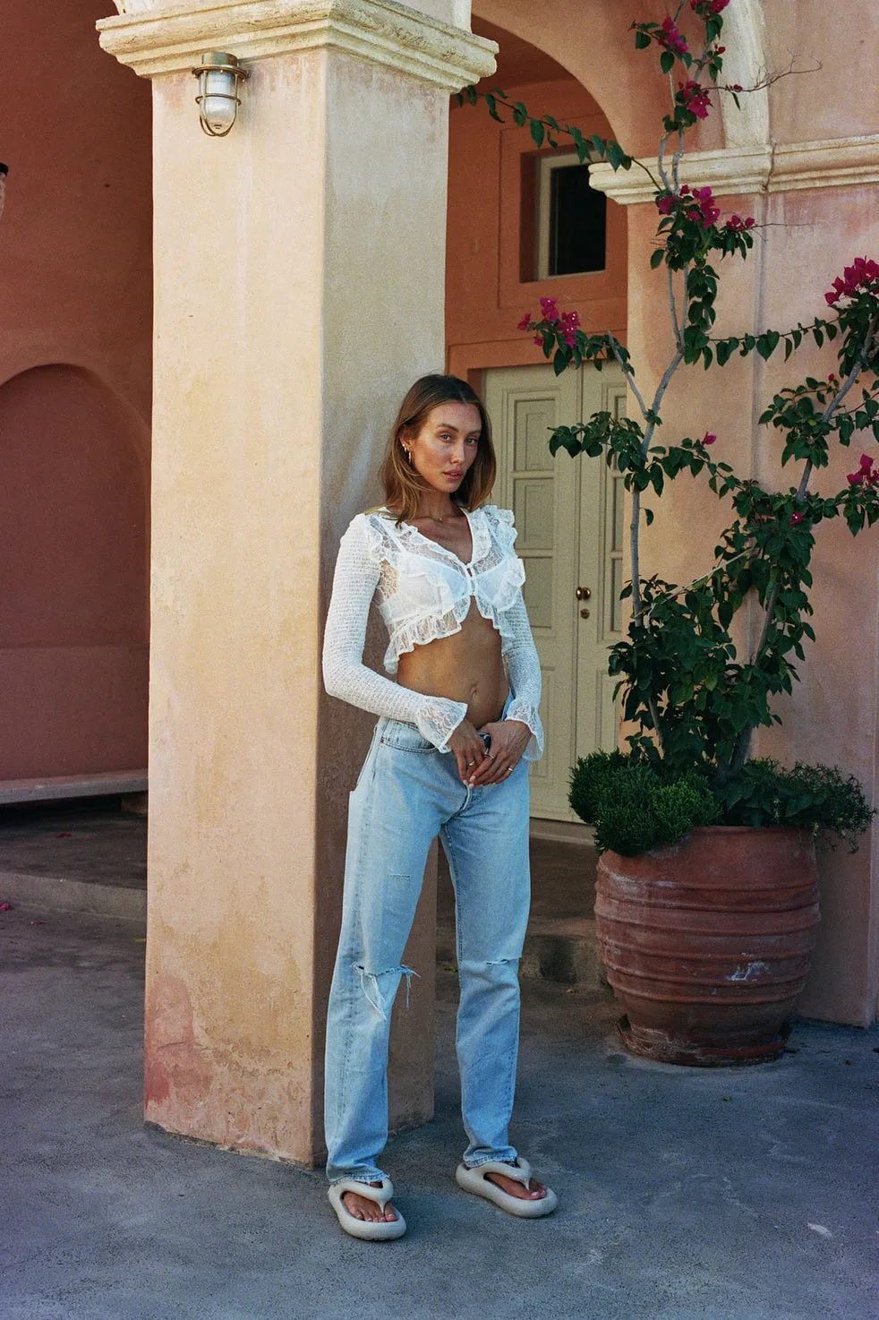 SAMPLE-Milani Mesh Top sold by Sabo Skirt product image thumbnail 3