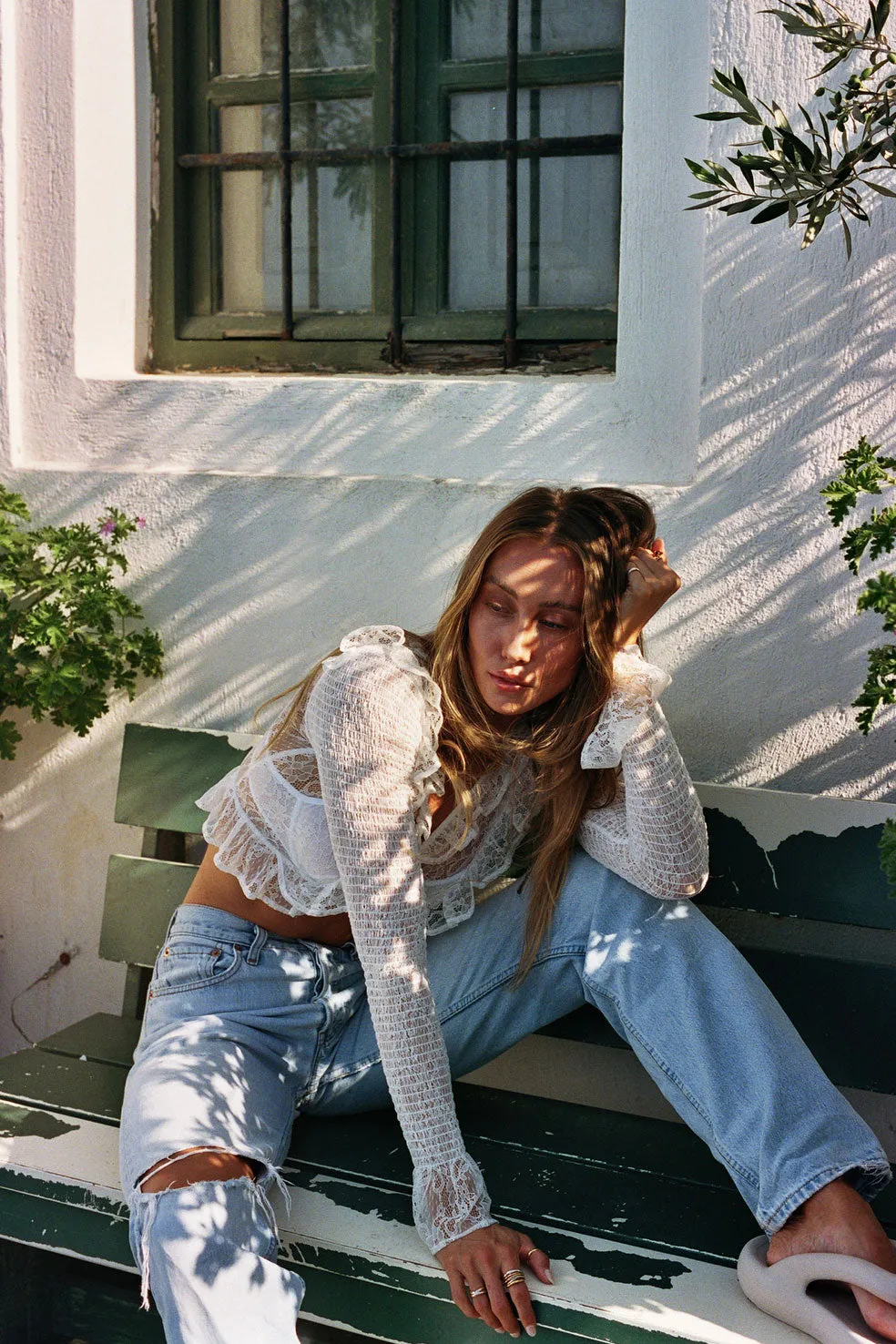 SAMPLE-Milani Mesh Top sold by Sabo Skirt product image thumbnail 2