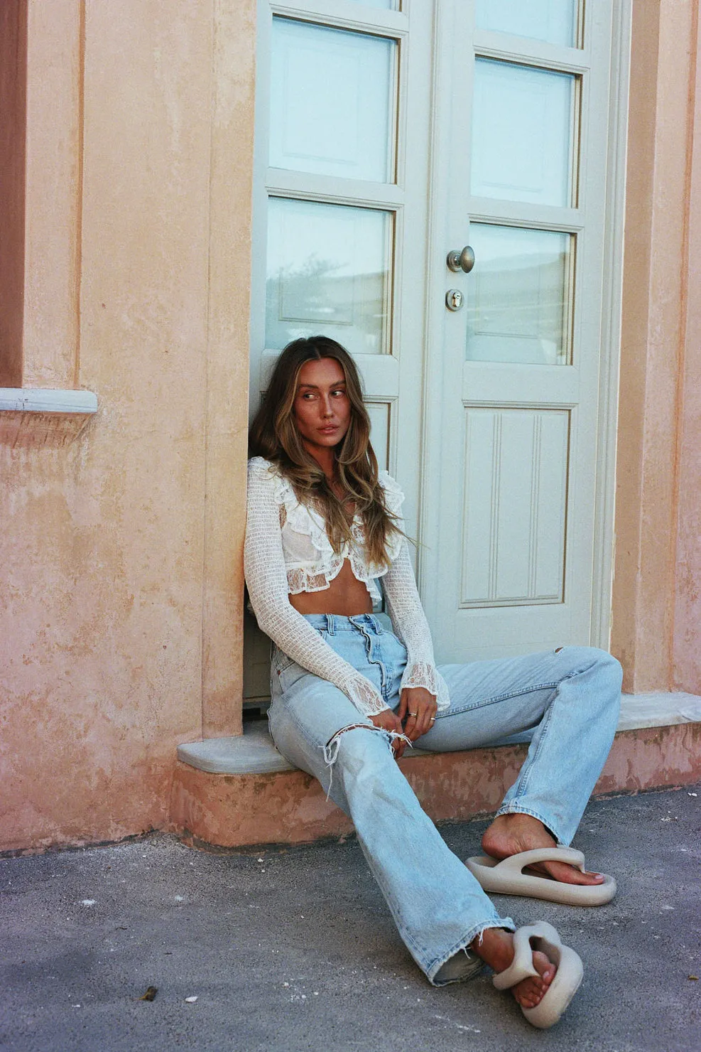 SAMPLE-Milani Mesh Top sold by Sabo Skirt product image thumbnail 5