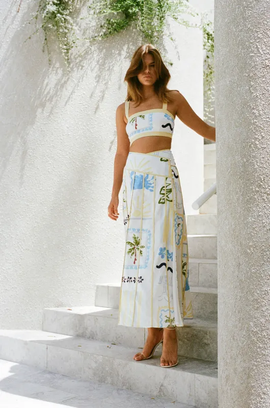 Estelle Top - Laguna sold by Sabo Skirt