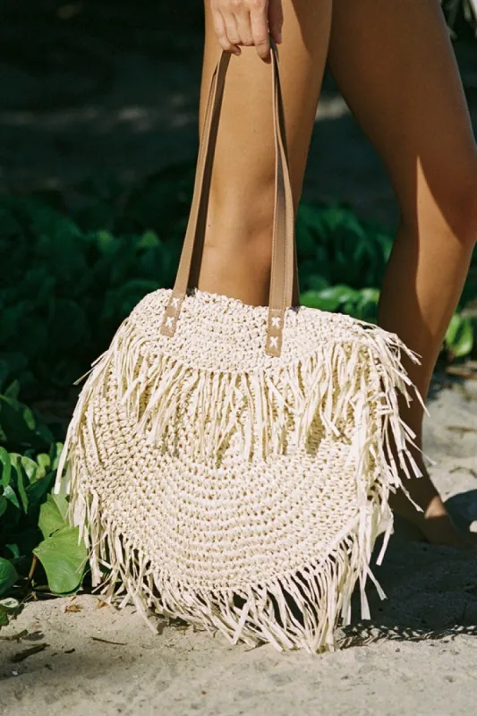 Saria Straw Bag sold by Sabo Skirt