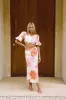 Bailee Midi Skirt - Solstice Pink sold by Sabo Skirt