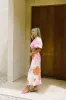 Bailee Midi Skirt - Solstice Pink sold by Sabo Skirt