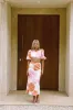 Bailee Midi Skirt - Solstice Pink sold by Sabo Skirt