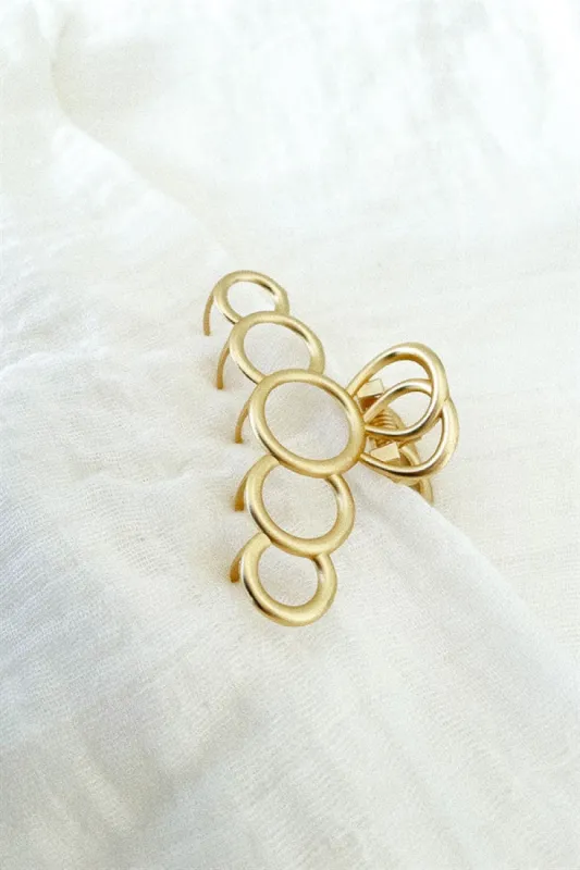 Cloud Claw Clip - Gold sold by Sabo Skirt