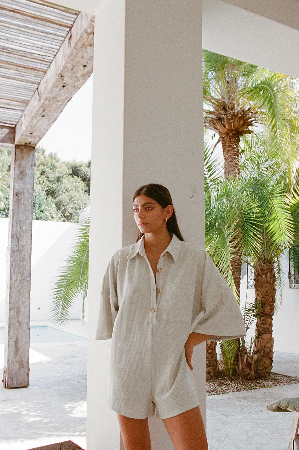 SAMPLE-Milena Playsuit - Marl sold by Sabo Skirt product image thumbnail 2