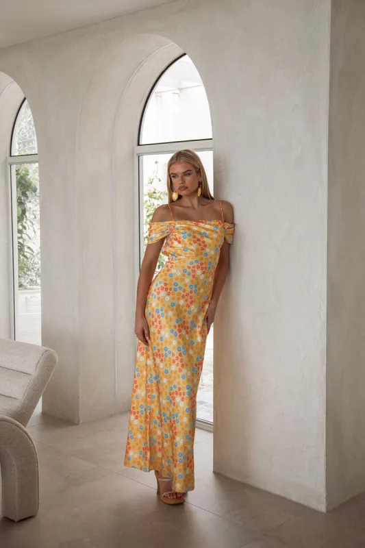 SAMPLE-Danelli Dress - Azalea Tropical sold by Sabo Skirt