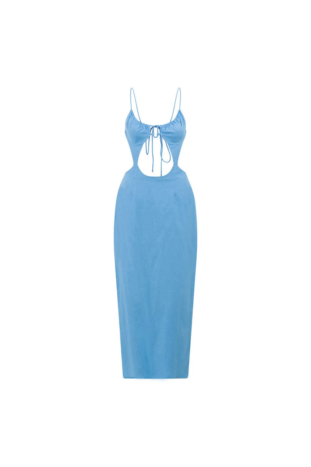 Chele Midi Dress - Cerulean sold by Sabo Skirt product image thumbnail 5