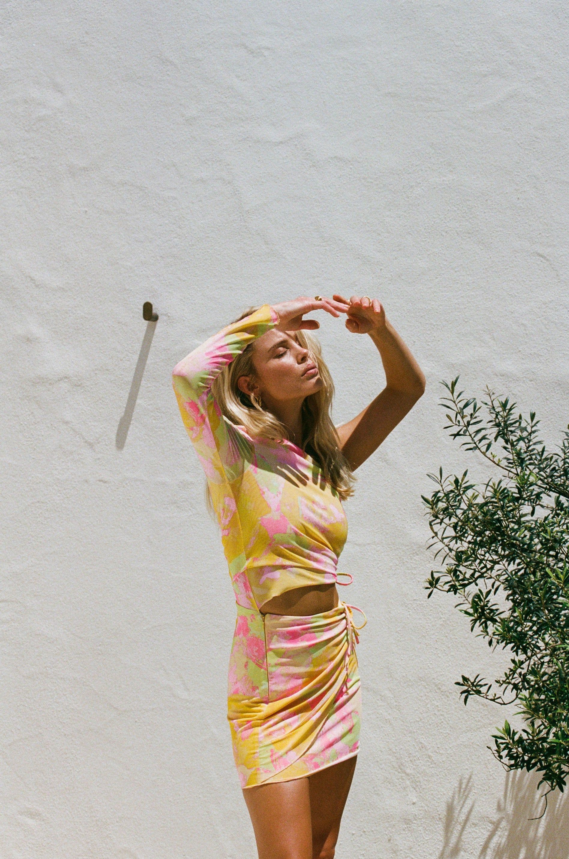 Gaia One Shoulder Dress sold by Sabo Skirt product image thumbnail 4