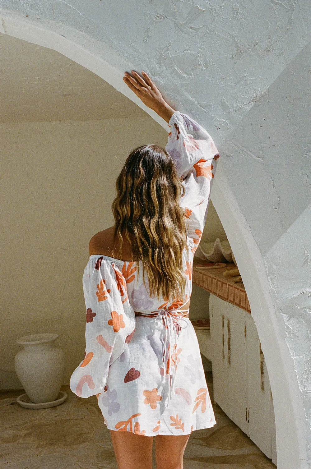 SAMPLE-Avie Off Shoulder Dress - Autumn sold by Sabo Skirt product image thumbnail 5