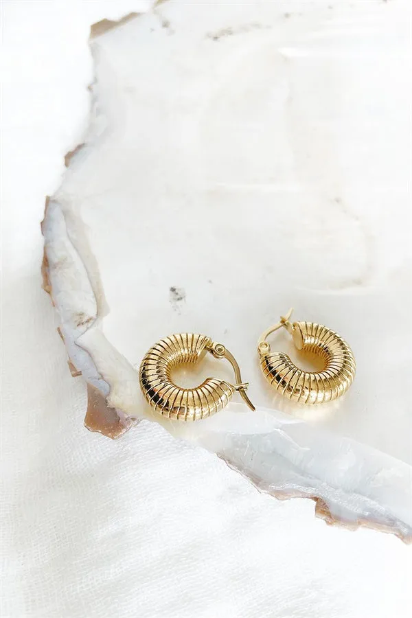 Gaia Coil Earrings sold by Sabo Skirt product image thumbnail 2