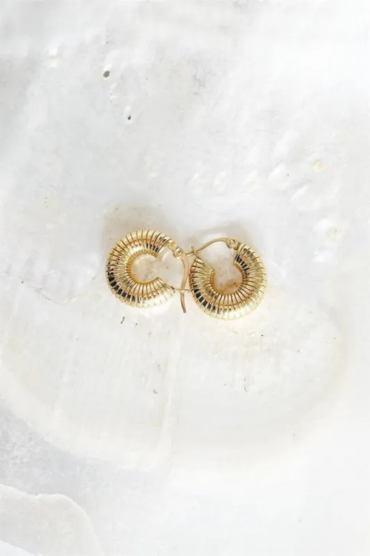 Gaia Coil Earrings made by Sabo Skirt