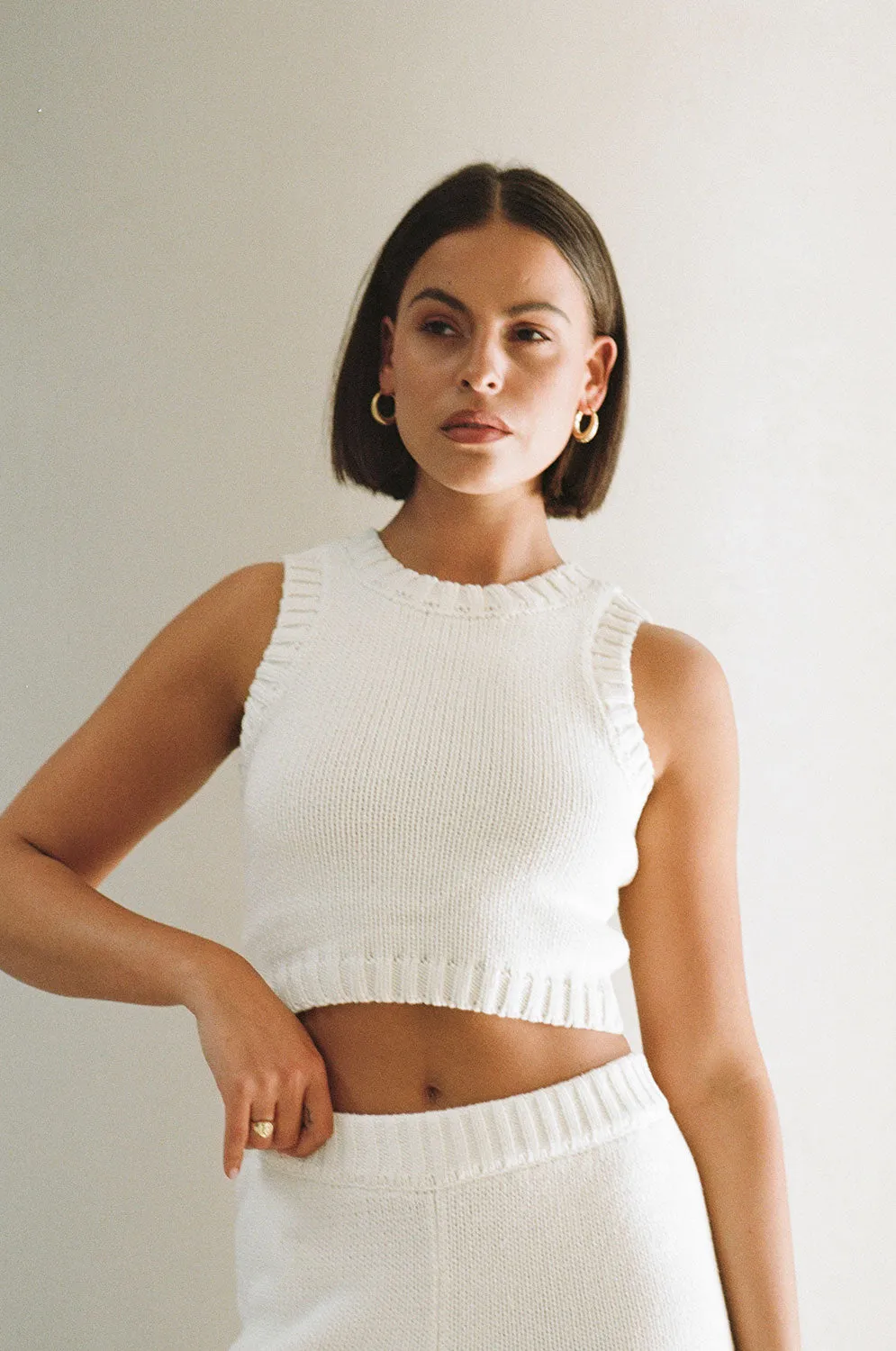 Yukio Top - White sold by Sabo Skirt