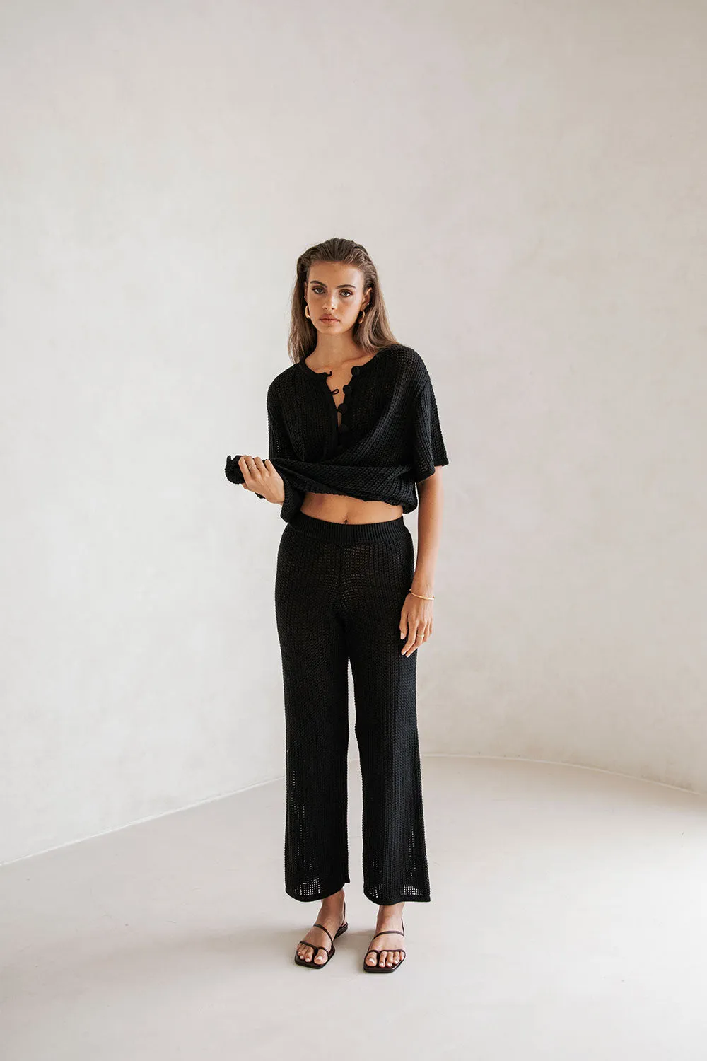 Zayna Pants - Black sold by Sabo Skirt product image thumbnail 2