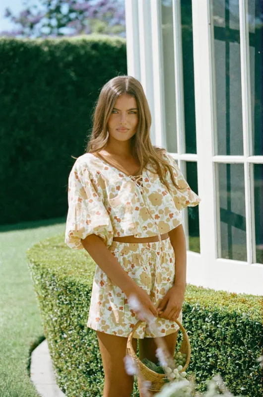 Palmer Top - Floral sold by Sabo Skirt