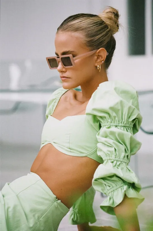 Jade Top - Green sold by Sabo Skirt