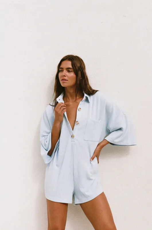 Milena Playsuit - Blue sold by Sabo Skirt