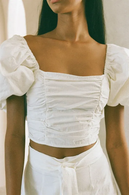 Amari Top - White sold by Sabo Skirt