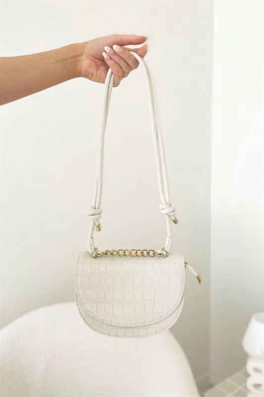 Lima Saddle Bag - Cream sold by Sabo Skirt