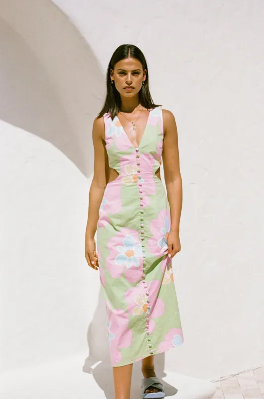 Maiya Midi Dress sold by Sabo Skirt