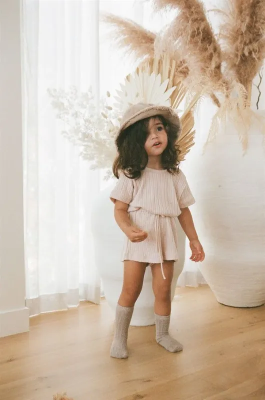 East Mini Playsuit - Beige sold by Sabo Skirt