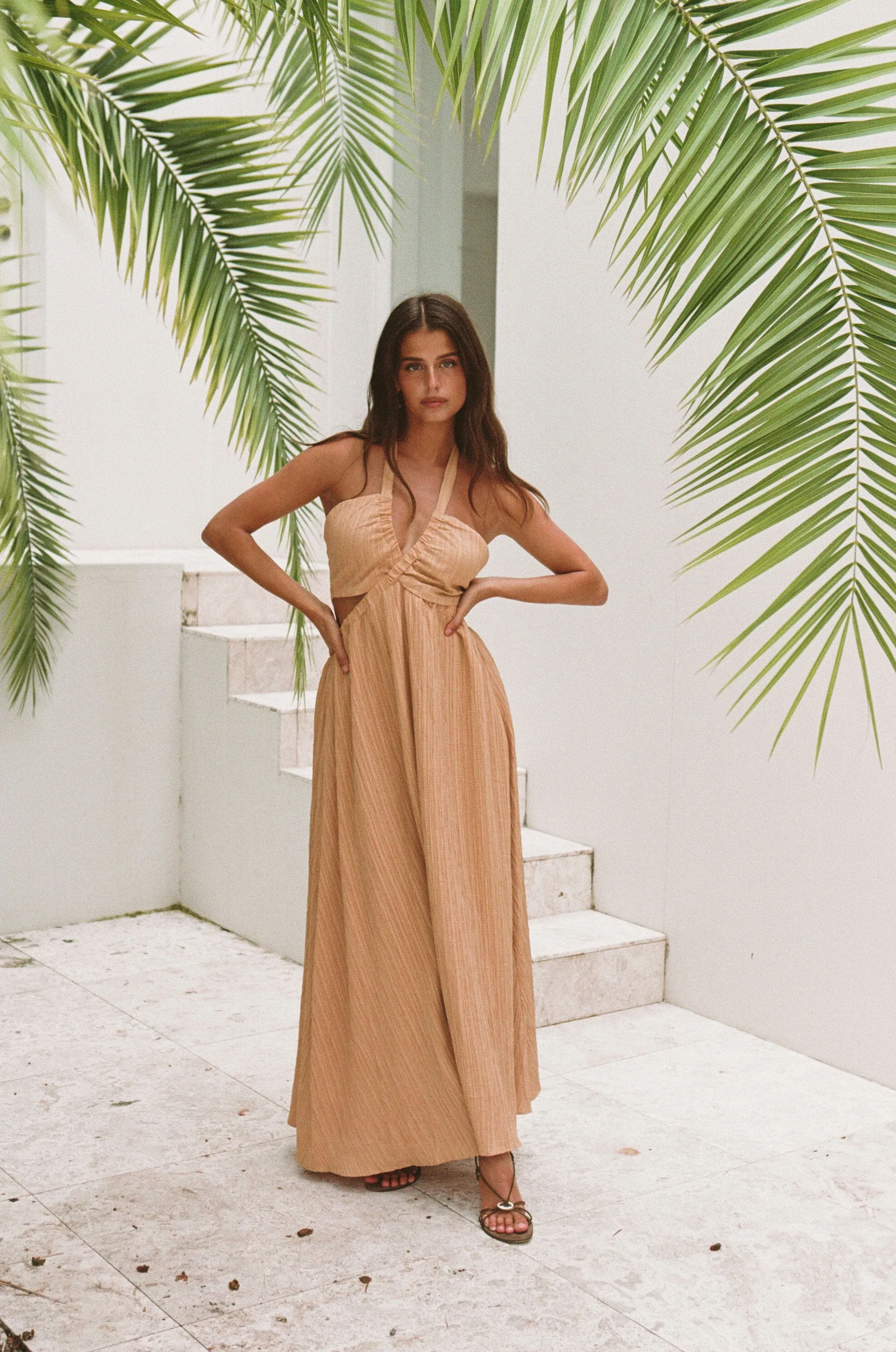 SAMPLE-Olsen Midi Dress sold by Sabo Skirt