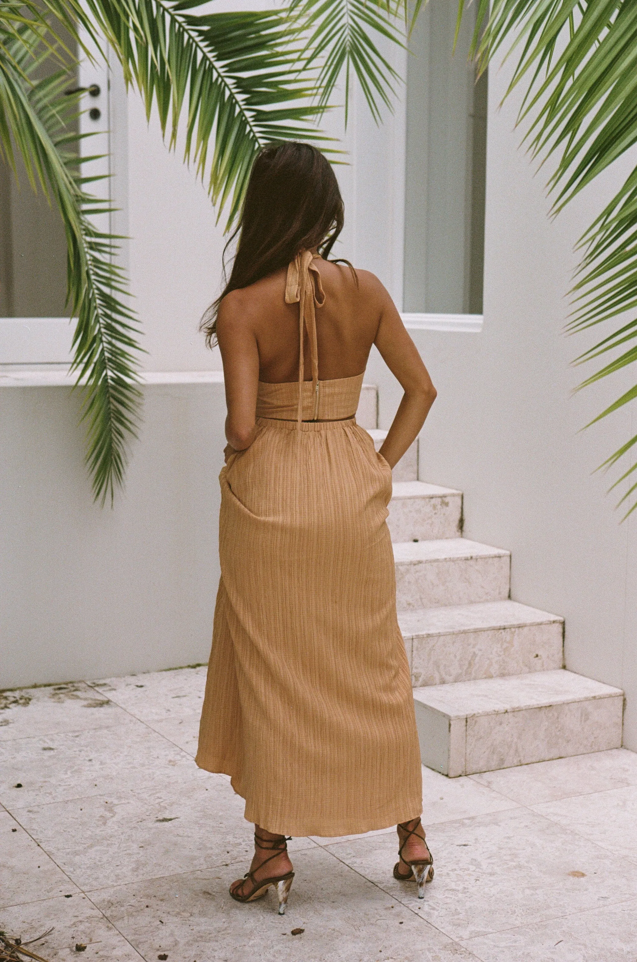 SAMPLE-Olsen Midi Dress sold by Sabo Skirt product image thumbnail 5