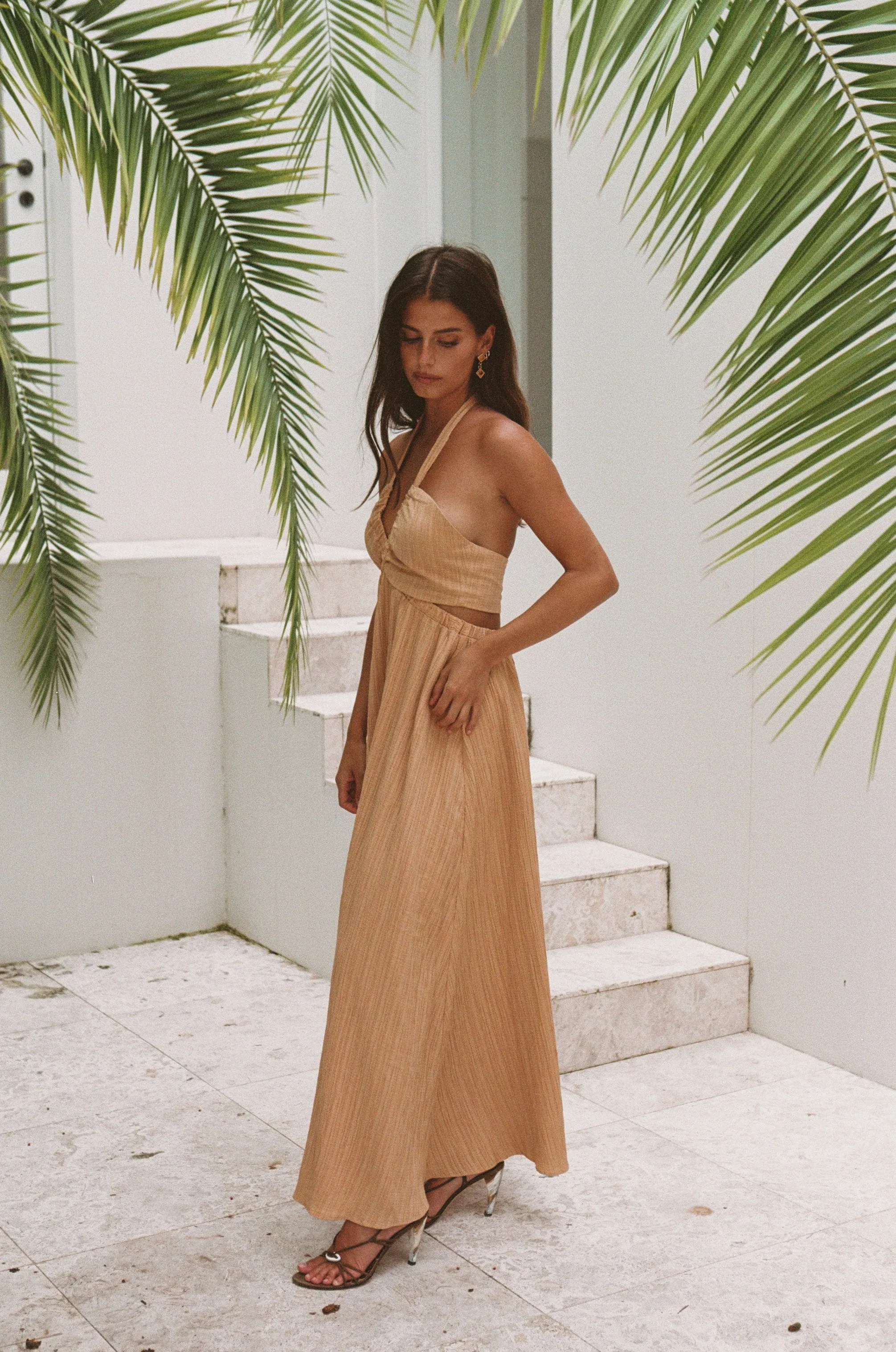 SAMPLE-Olsen Midi Dress sold by Sabo Skirt product image thumbnail 4