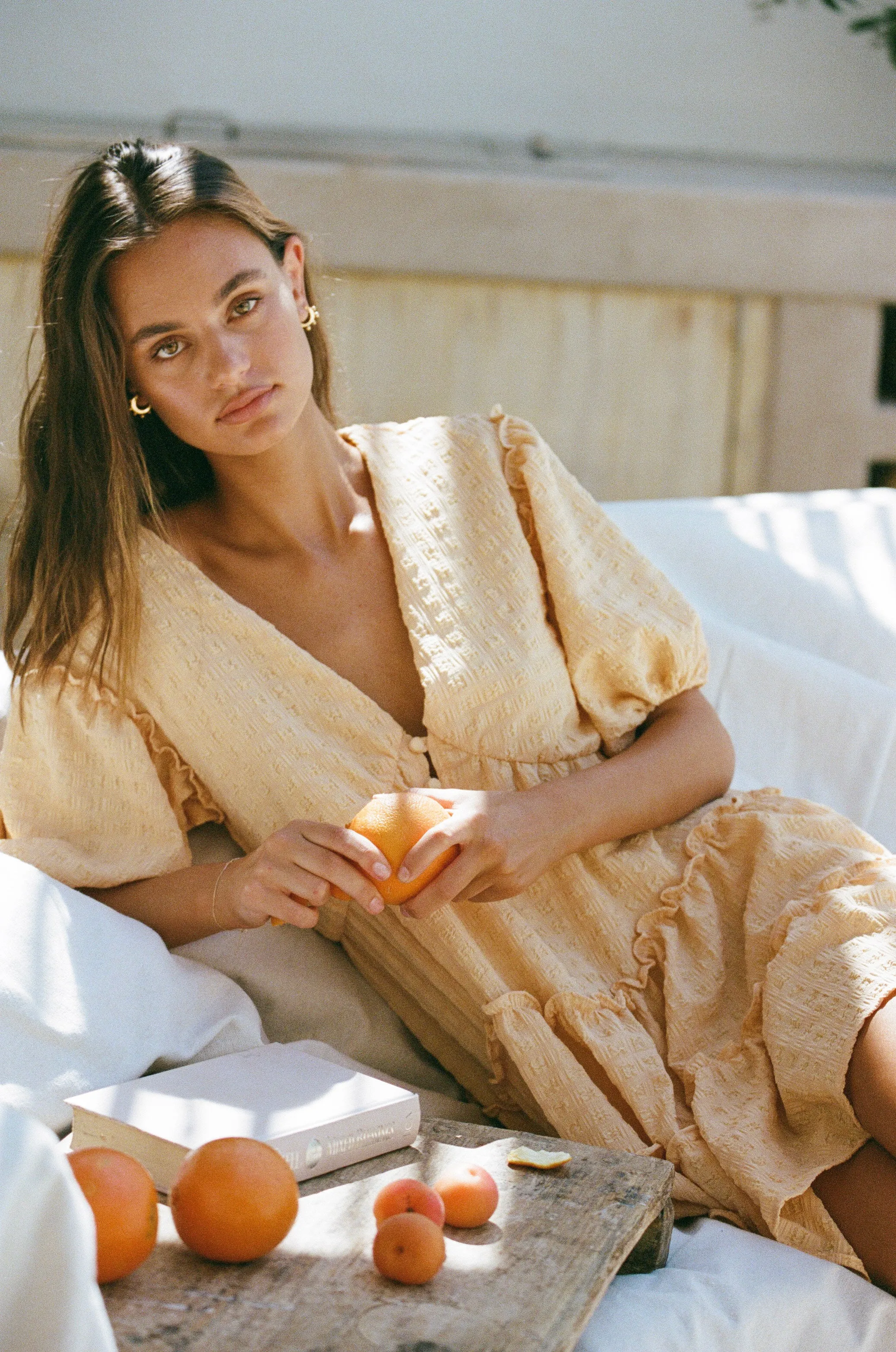 Tarelle Dress - Honey sold by Sabo Skirt product image thumbnail 3