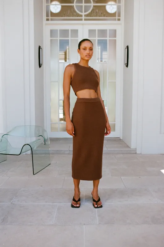 Heather Skirt - Mahogany sold by Sabo Skirt