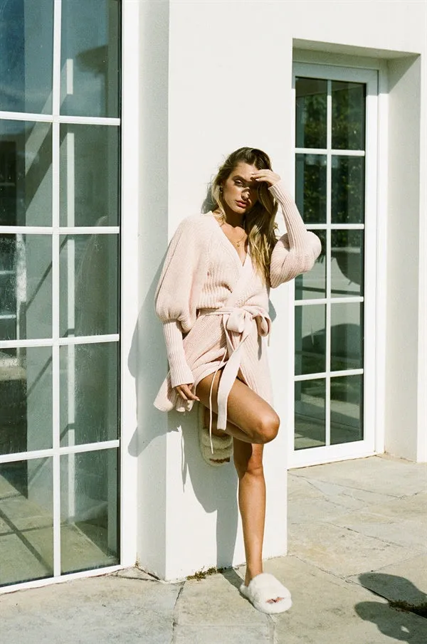 Elle Knit Dress - Pink sold by Sabo Skirt product image thumbnail 4