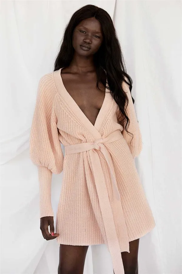 Elle Knit Dress - Pink sold by Sabo Skirt product image thumbnail 2