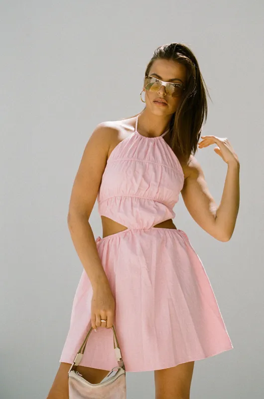 SAMPLE-Backless Caliana Dress made by Sabo Skirt