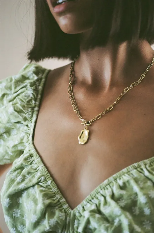 Jayda Layered Necklace made by Sabo Skirt