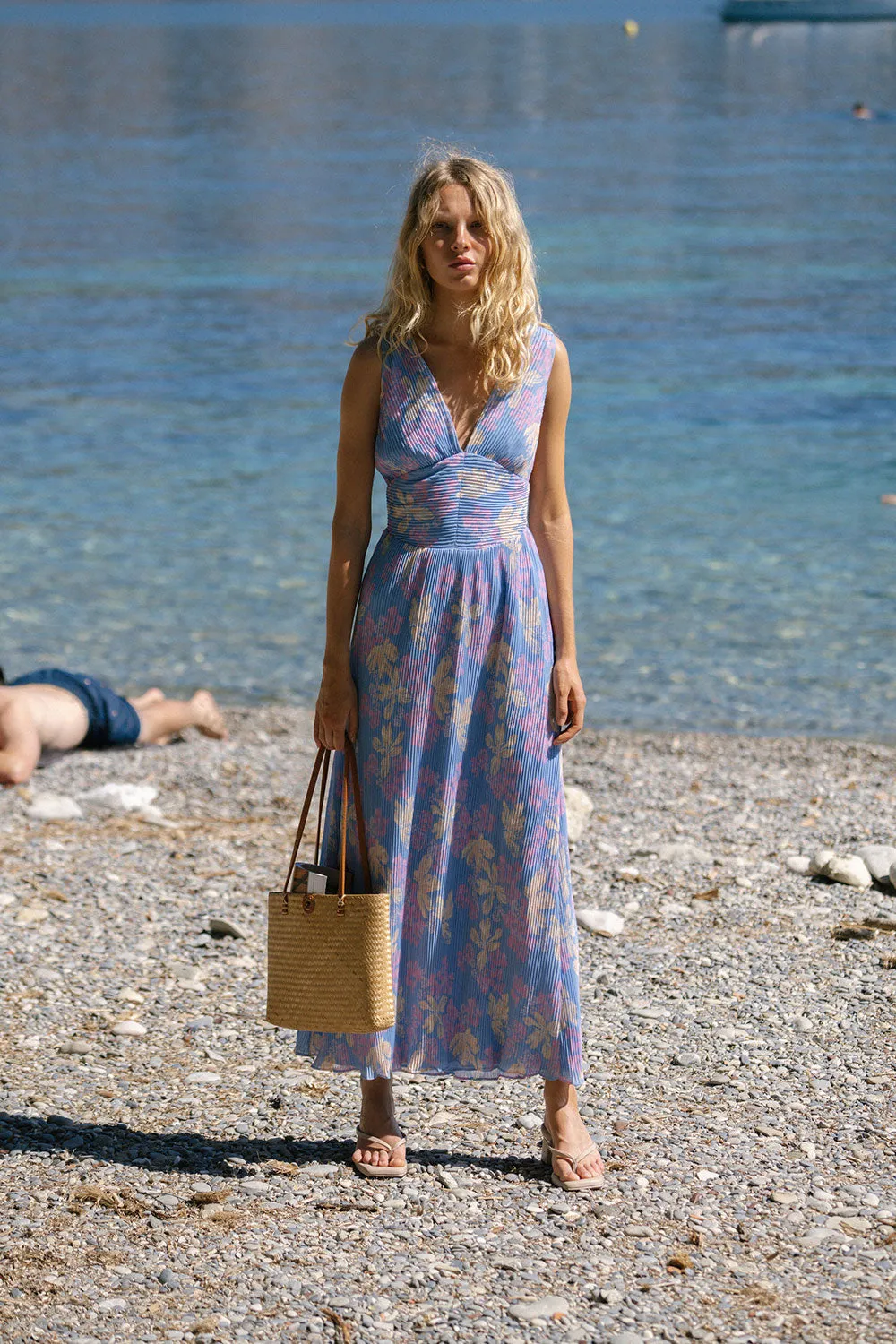 Charlie Pleated Dress - Iris Vacay sold by Sabo Skirt product image thumbnail 4