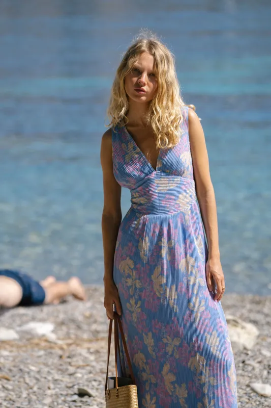 Charlie Pleated Dress - Iris Vacay made by Sabo Skirt
