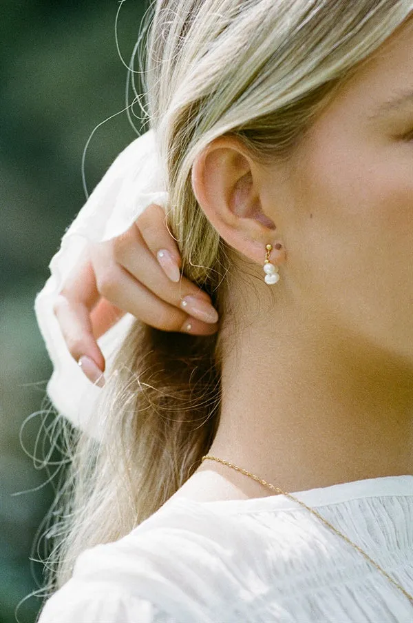 Ari Pearl Hoops sold by Sabo Skirt