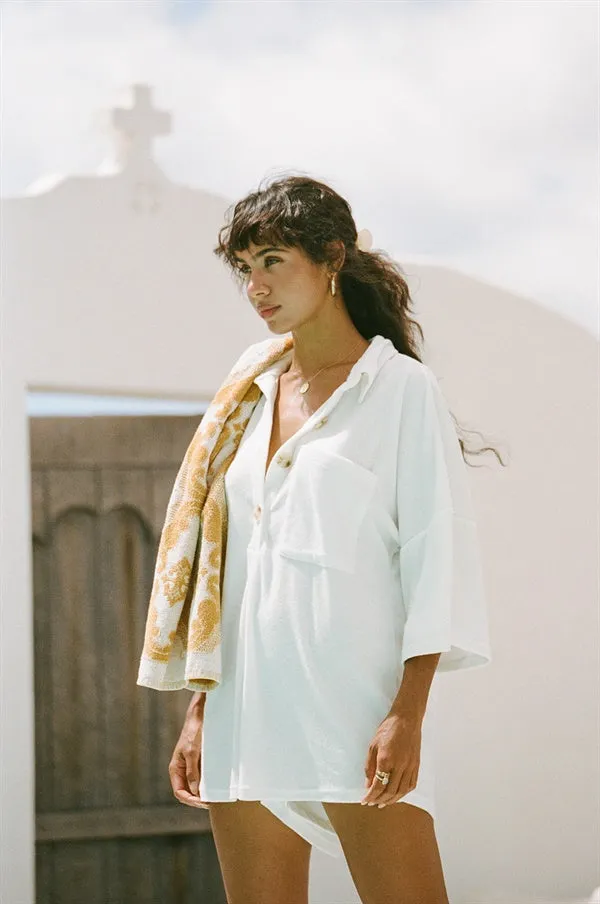 SAMPLE-Milena Playsuit - White sold by Sabo Skirt product image thumbnail 4