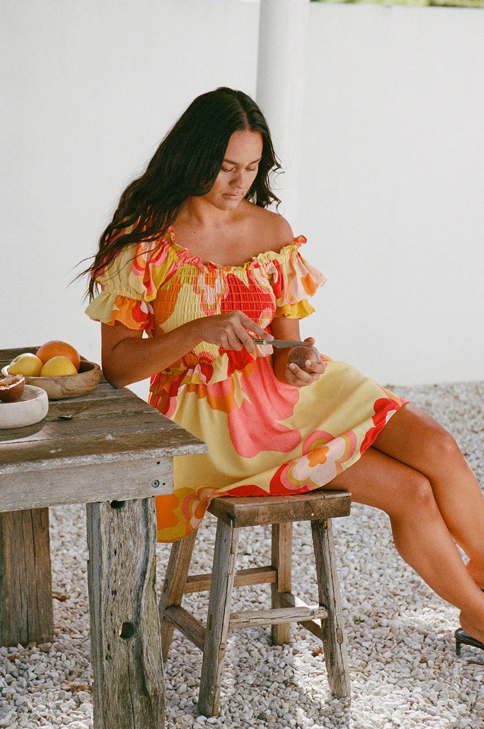 Jaden Off Shoulder Dress sold by Sabo Skirt product image thumbnail 4