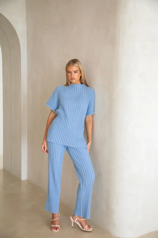 Celine Pants - Blue sold by Sabo Skirt