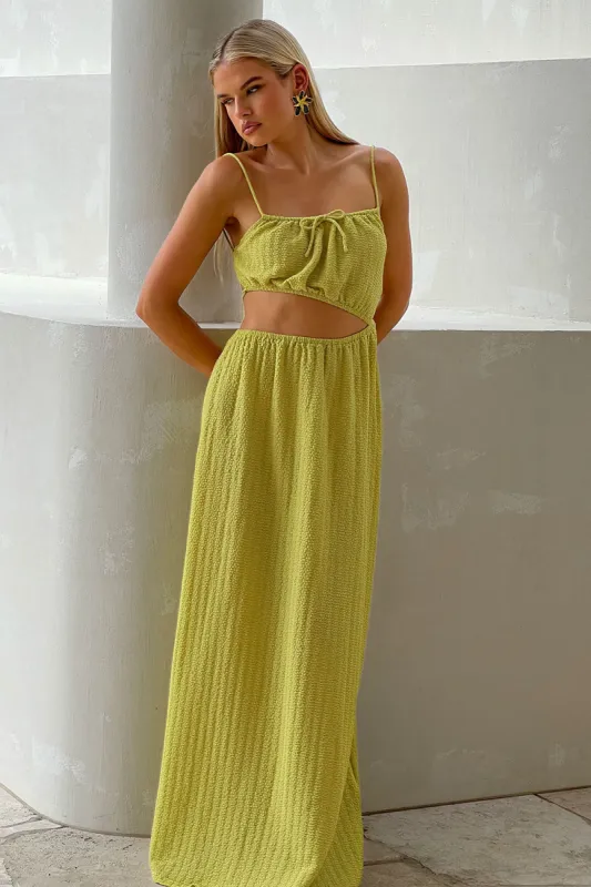 SAMPLE-Backless Annalise Dress - Moss sold by Sabo Skirt