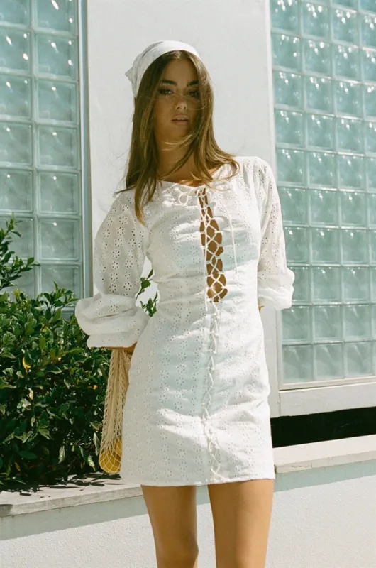Alma Dress - Eyelet sold by Sabo Skirt