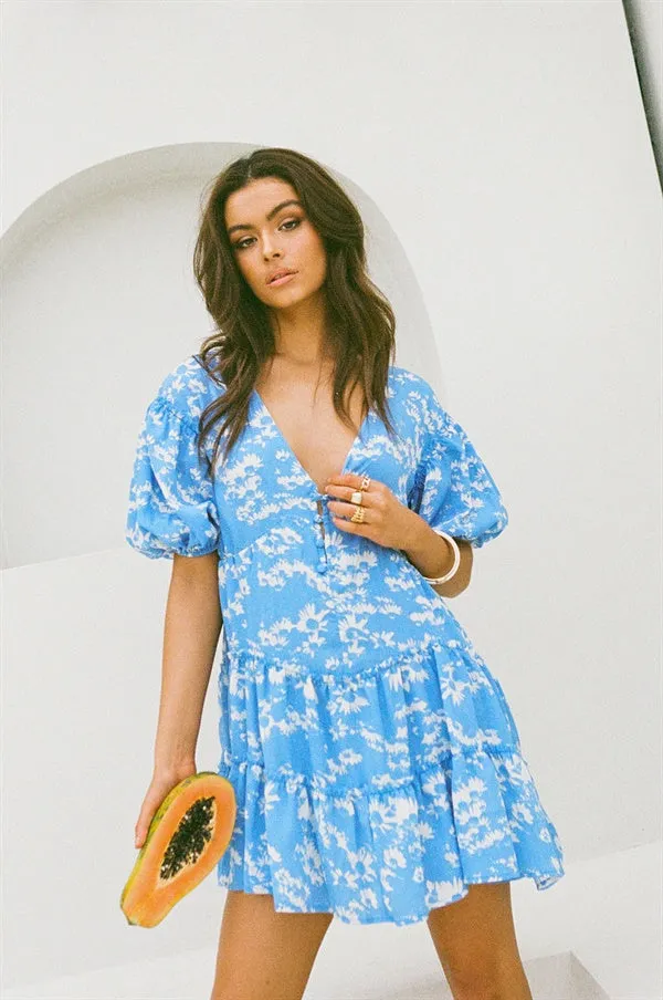 Tarelle Dress - Blue sold by Sabo Skirt