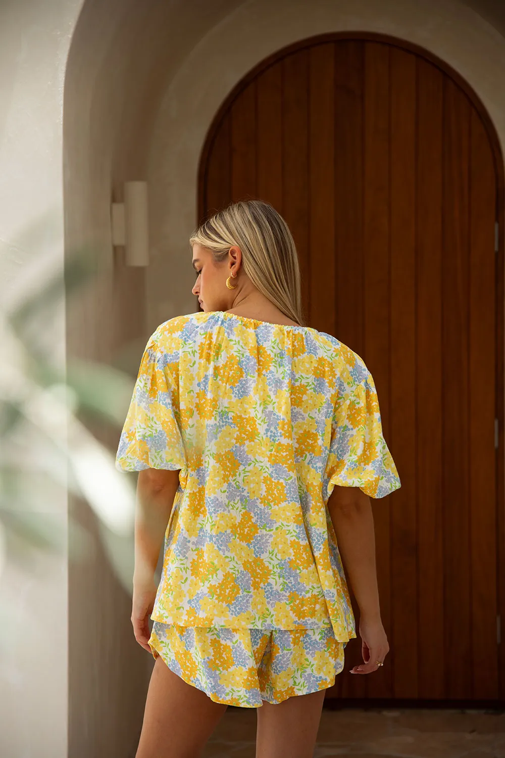 Leta Top - Tropical Bud Floral sold by Sabo Skirt product image thumbnail 5