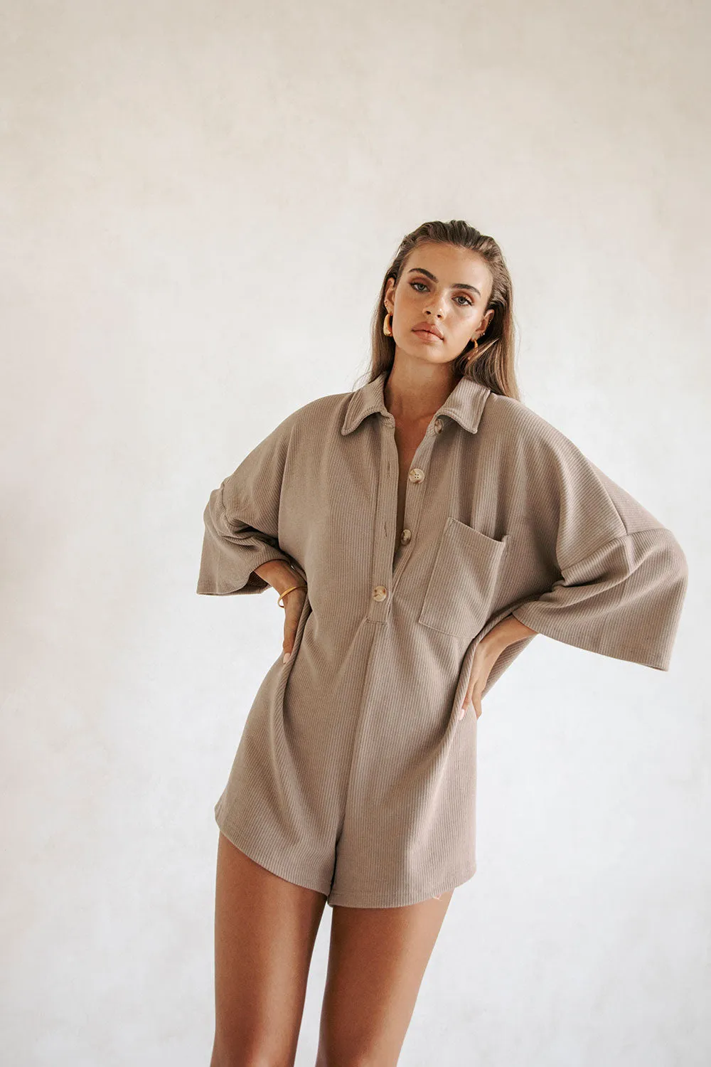 Milena Playsuit - Espresso sold by Sabo Skirt